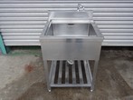食器洗浄機用　1槽ソイルドシンク　W670×D750×H850(950)