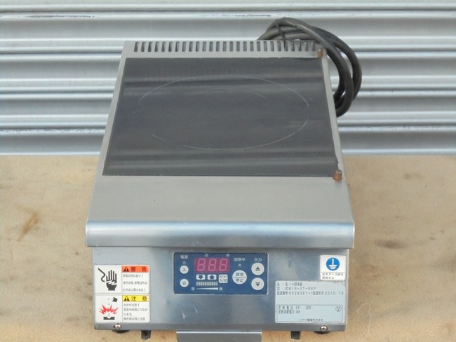 ニチワ電機 IH調理器 卓上型（1連） MIR-3T - 1