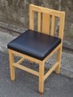 店舗用　木製椅子4脚セット W380×D380×H700mm