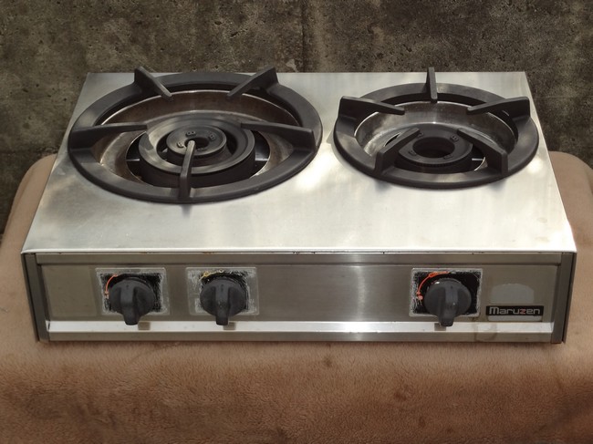 厨房用品 厨房機器 設備 オーブン レンジ コンロ 業務用 鋳物コンロ ＤＥ−３０ｎ（三重） パイロット付