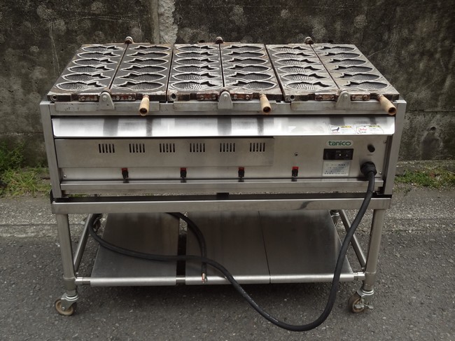 中古厨房機器 販売・買取の大阪厨房本舗/タニコー 3連式電気たい焼き器